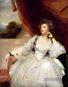  frau - Porträt von Frau Stanhope Joshua Reynolds